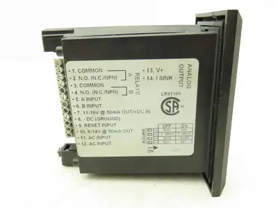 Omega DP-F75 Rate Meter Batch Control Totalizer 6 Digit Panel Meter 110V *READ*