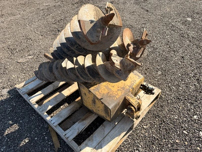 Used MCMILLEN 1320 R2 HYDRAULIC POWERED AUGER WITH AUGERS Skid Augers Michigan US | Miedema Asset Management Group #1410932