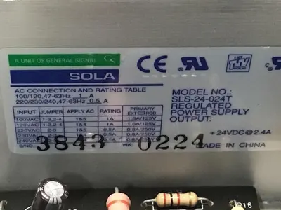 USED SOLA ELECTRIC SLS-24-024T