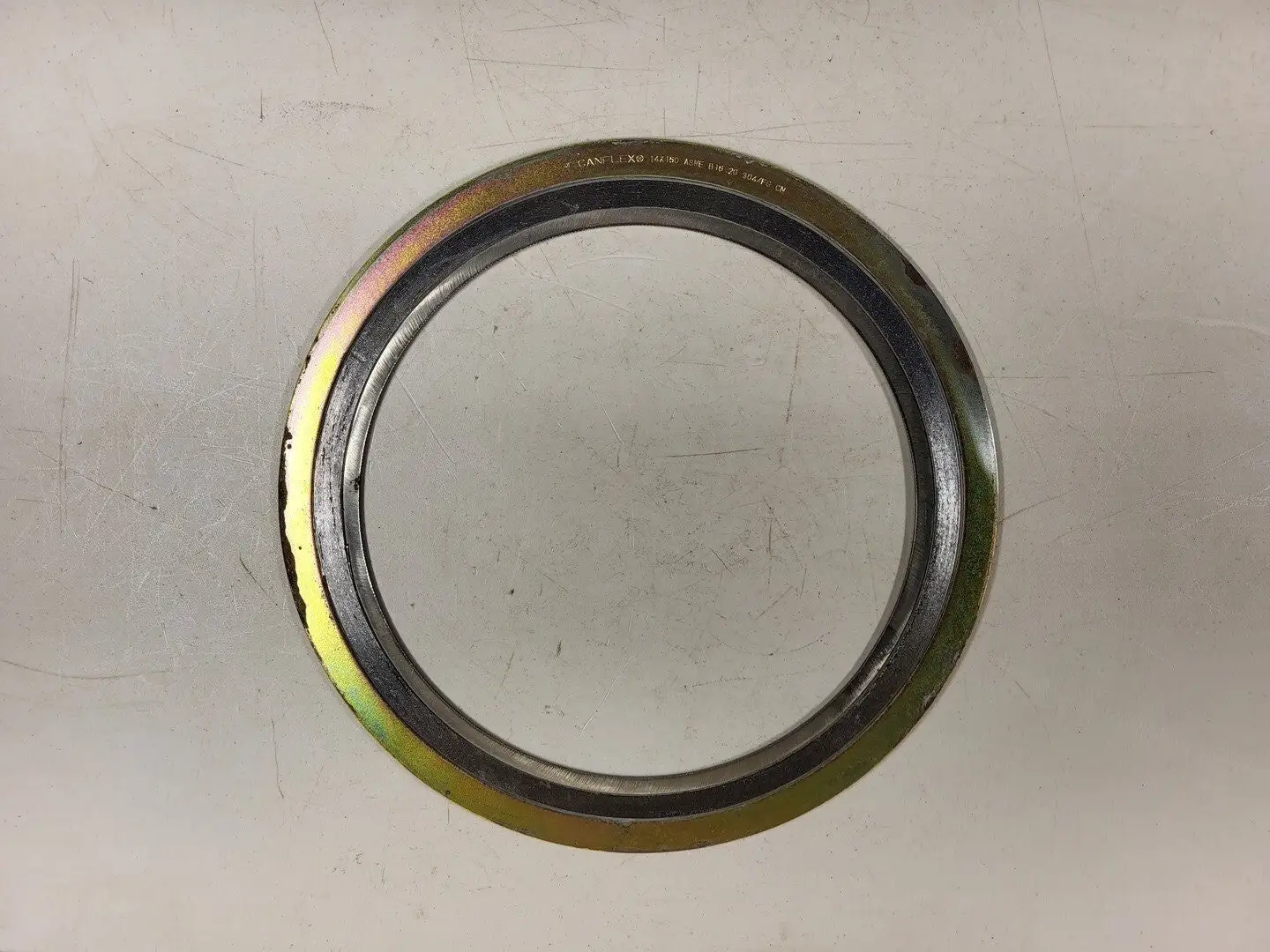 14" x 150mm Spiral Wound Gasket ASME B16.20 304/FG CN