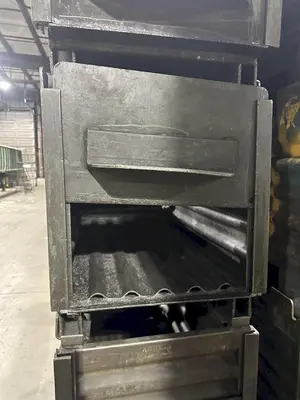 36” x 18” x 18” STEEL STACKABLE PARTS BIN TUB CONTAINER WITH DUMP DOOR, 200+ AVAILABLE: YOBRO #25062