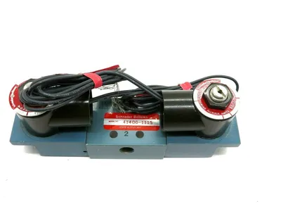 NEW SCHRADER BELLOWS 41400-1115 DBL SOLENOID VALVE 3-WAY 2-POSITION 414001115