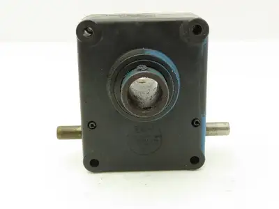 Torque Transmission SW-1 Worm Gear Speed Reducer 48:1 Mini Gearbox Hollow Shaft
