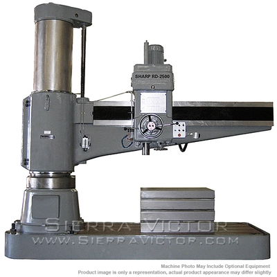 SHARP RD-2500 Radial Arm Drill Presses | Sierra Victor Industries (1)