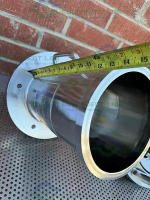 NEW ALLOY 3R X 10" SS 316L CODE 7 MULTI CARTRIDGE FILTER HOUSING FV 150 PSI