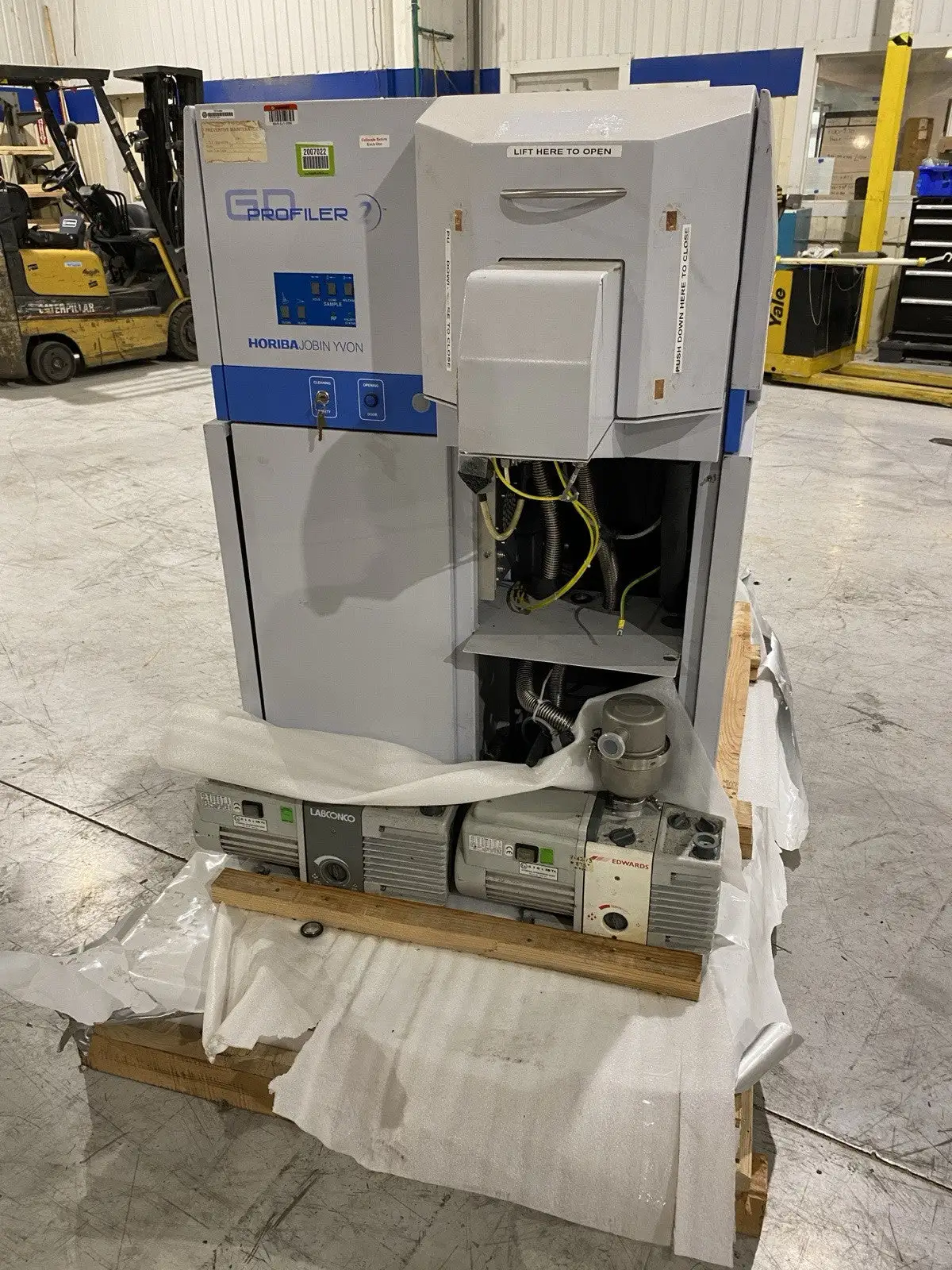 Used HORIBA RF GLOW DISCHARGE OPTICAL EMISSIONS SPECTROMETER (RF GD-OES) Miscellaneous MRO | Maverick Industrial Sales #1121886