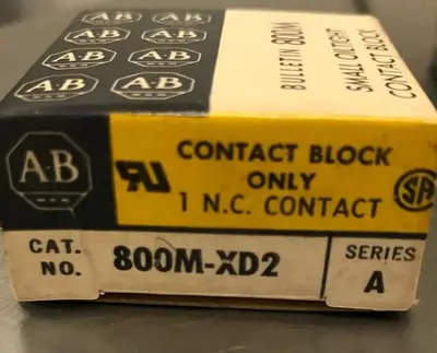 New | in-Stock ALLEN BRADLEY 800M-XD2 Contact Blocks Ohio US | Surplus Asset Holdings #1235883