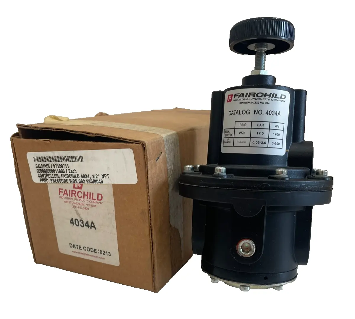 NEW FAIRCHILD 4034A PNEUMATIC REGULATOR