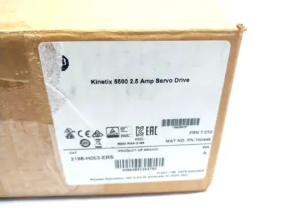 New | in-Stock Allen Bradley Ser. A Kinetix 5500 Servo Drive 2.5A 1PH/3PH Servo Drives Michigan US | Maverick Industrial Sales #1393167