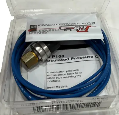 NEW JOHNSON CONTROLS P100AP-2C PRESSURE CONTROL SWITCH P100AP2C