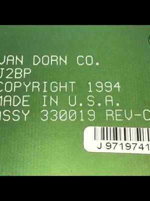 USED VAN DORN PC330-019 330-019