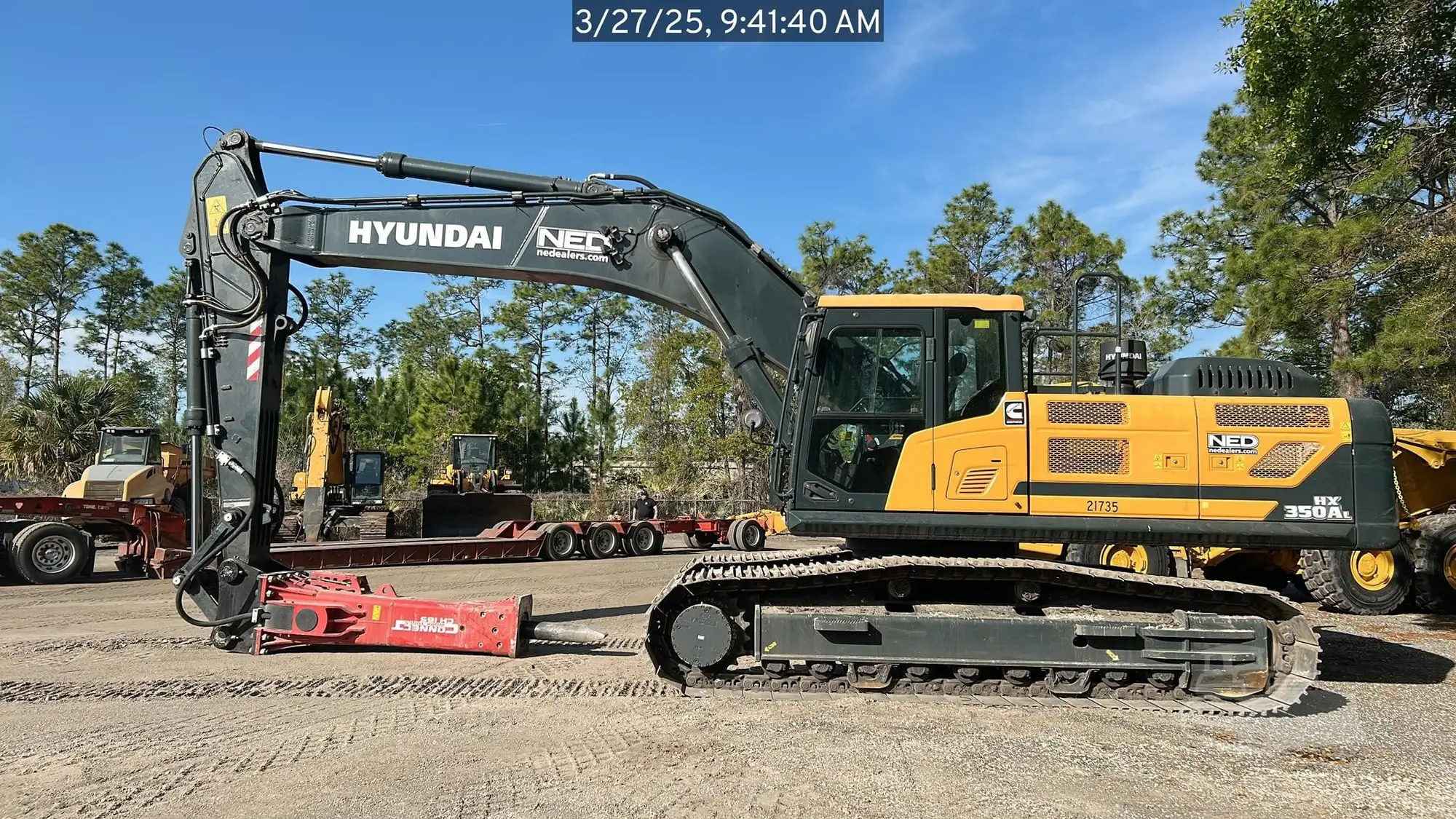 Used 2023 HYUNDAI HX350AL Crawler Excavators North Carolina US | National Equipment Dealers #1422329
