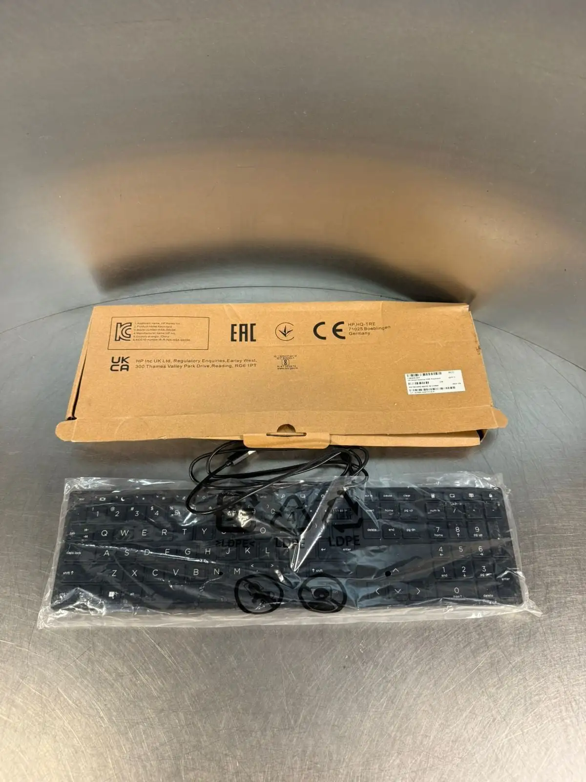 Hp L96909-001 Wired Desktop 320K USB Keyboard (12.5.5)