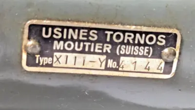 X111-Y Attachment USINES TORNOS MS7 Swiss Automatic Screw Machine Switzerland