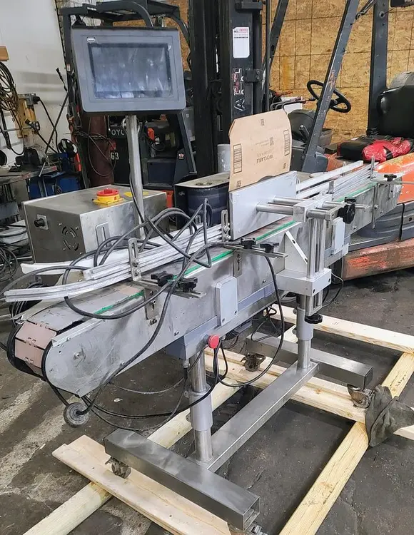 Used CVC 300 PRESSURE SENSITIVE WRAP LABELER Labelers Illinois US | Save on Equipment #779414