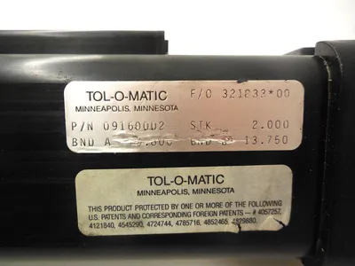 USED TOL-O-MATIC 09160002 LINEAR ACTUATOR