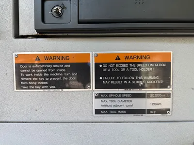 USED 2007 MORI SEIKI NVD5000 α1B/40