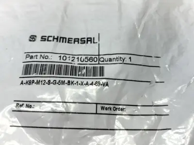 NEW SCHMERSAL A-K8P-M12-S-G-5M-BK-1-X-A-4-69-VA, 101210560