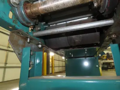 14' x 10" Live Roller Bed S-Curve Conveyor V-Belt Drive Adj Height *NO MOTOR*