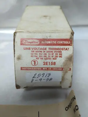 New | in-Stock DAYTON 2E158 HVAC Parts and Equipment Ohio US | Surplus Asset Holdings #1239420