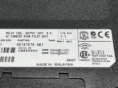 USED ALLEN BRADLEY 1756-OW16I SERIES A