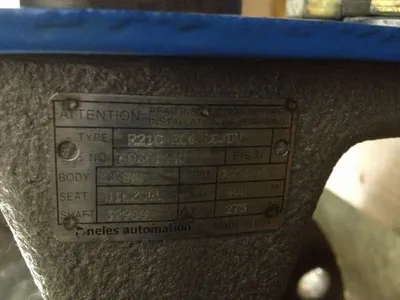 Neles Jamesbury 6"-150 V-Ball Control Valve