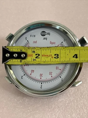 TECSIS  -1-0-5 Pressure Gauge New No Box Fast Shipping!+Warranty