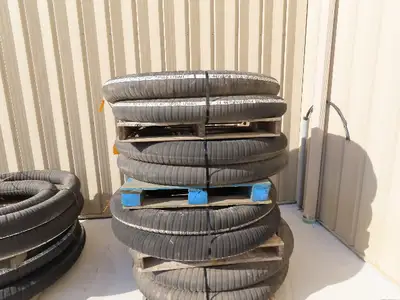 4470 Jason 4470 Dry Bulk Material Suction Hose 5" ID x 49' Gum Rubber 75 PSI