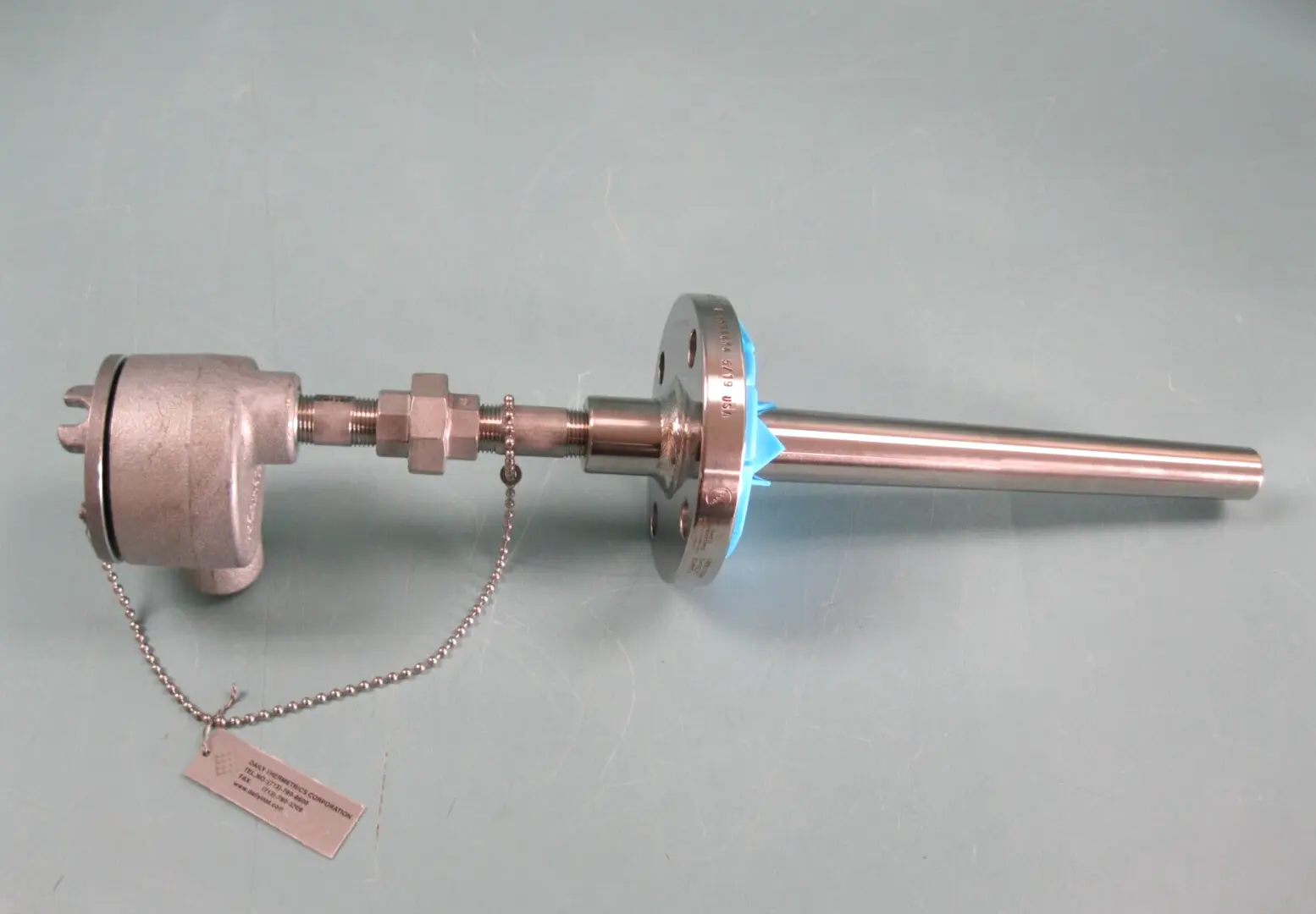 NEW Daily Thermetrics 1 1/2" 150# Flanged Thermocouple 10.25" Probe G15