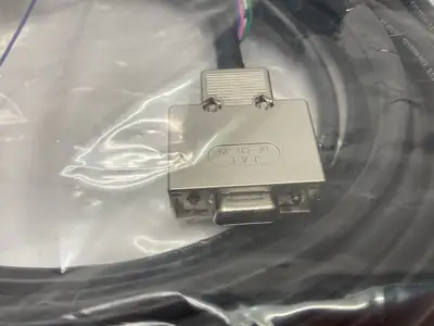 USED KEYENCE CONTROL CABLE NFPA79 COMPATIBLE, WITH D-SUB 9-PIN, 10M LENGTH
