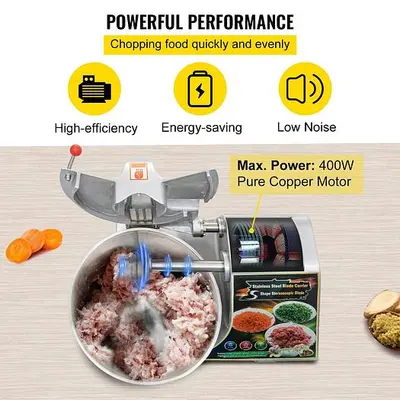 10 Litre multifuntional meat bowl cutter mixer