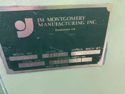 1993 MONTGOMERY 6018H Plate Bending Rolls including Pinch | Machine Tool Emporium (6)
