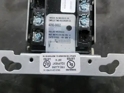 NEW SIMPLEX TIME RECORDER CO. 4090-9002