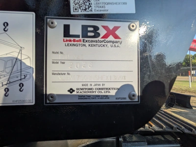 2026 LINK BELT EXCAVATORS 170 X4S Excavators | Mid South Machinery (2)