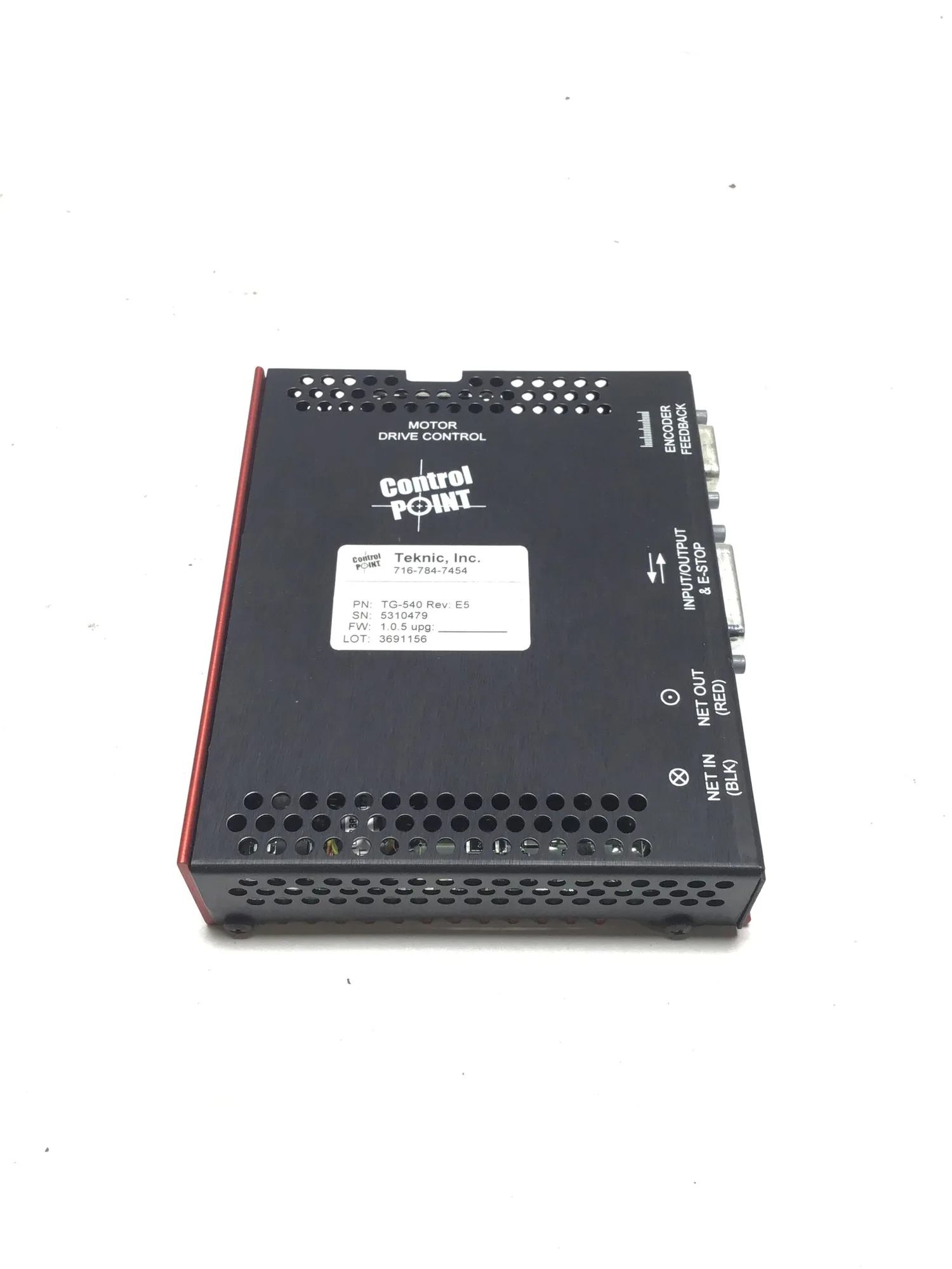 Teknic TG-540 Motor Drive Control Rev E5