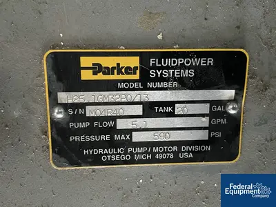 USED DAY 150 Gal Day Double Arm Mixer, S/S, 125#