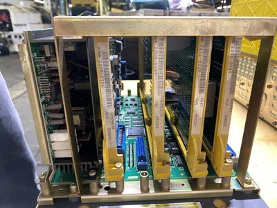 FANUC CPU BOARD RACK W/ POWER SUPPLY