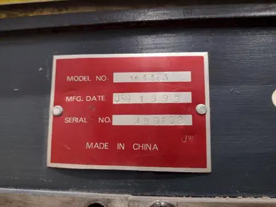 40" WELBILT HAND PRESS BRAKE & SHEET ROLLER: YOBRO #25208