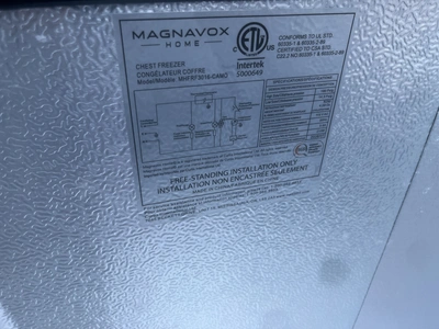 Used MAGNAVOX GARAGE READY Freezers Michigan US | Miedema Asset Management Group #1762615