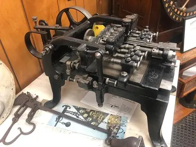 0614-385 Charles Field Antique Automatic Engraving Chasing Machine Circa 1900