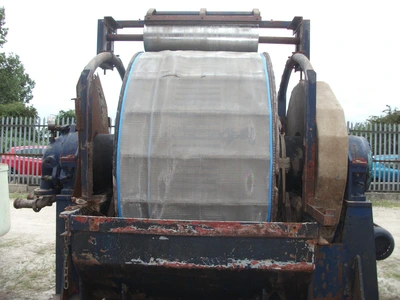 3.8 Sq.m M/S Paxman Rubber Lined Rotary Vacuum Filter