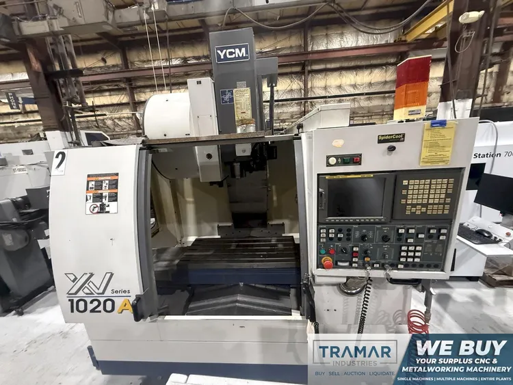 Used 2005 YCM XV-1020A Vertical Machining Centers Michigan US | Tramar Industries #1540107