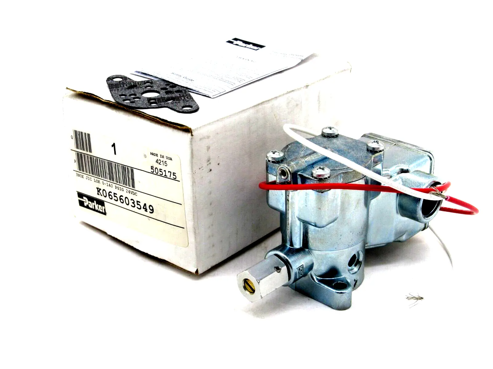 NEW PARKER K065603549 3NOX JIC LOK 0-140 24VDC VALVE
