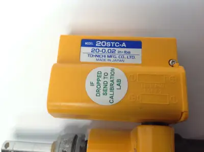 Used TOHNICHI DIGITAL TORQUE SCREWDRIVER, 20-0.02 IN/LBS Air Tools, DC Electrical Tools & Accessories | Maverick Industrial Sales #1116033