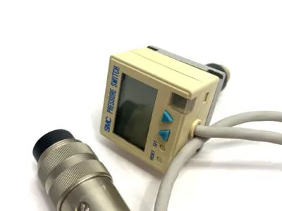 Used SMC Digital Pressure Switch NPN 30V Output Pressure Switches Michigan US | Maverick Industrial Sales #1395032