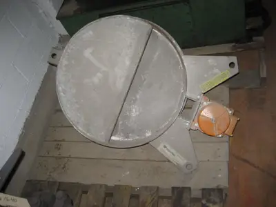Vibratory Feeder, Mfgd. by Solidsflow, 24" dia., Stainless steel.