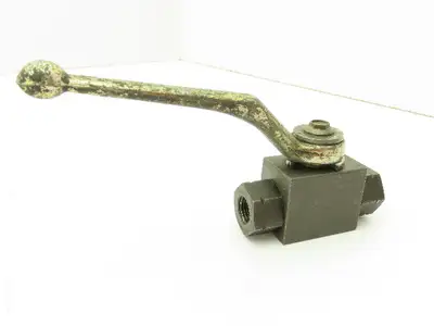 MHA Stauf Ball Valve Flow Control 7250 PSI Hydraulic 1/4" NPT Lot of 4
