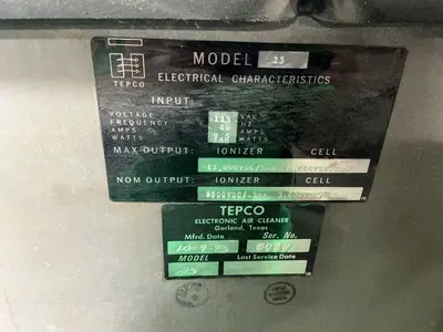 Used 1983 TEPCO 25 Dust Collectors Ohio US | HGR 24 #1446046