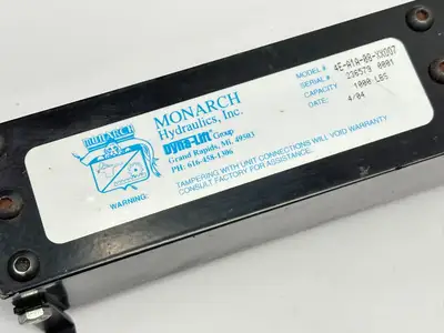 Used Monarch Hydraulics 4E-A1A-08-XX007 Platform Lifters Michigan US | Maverick Industrial Sales #1400601