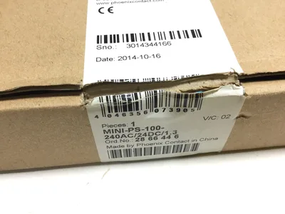 Phoenix Contact MINI-PS-100-240AC/24DC/1.3 Class 2 Power Supply 100-240VAC 90-350VDC